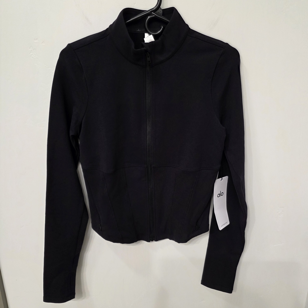 Alo Airbrush Full Zip Corset Jacket NWT Size M